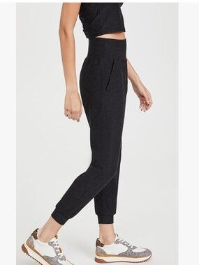 Beyond Yoga Women's Spacedye Midi Jogger in Darkest Night, XS